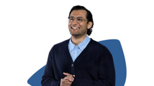 Photo of a participant in our Better Conversation Training Course, a conversational skills workshop offering coaching training for leaders