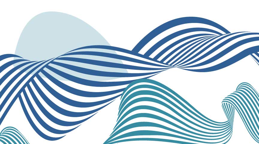 Graphic swirling to represent leadership in disruption and perpetual crisis