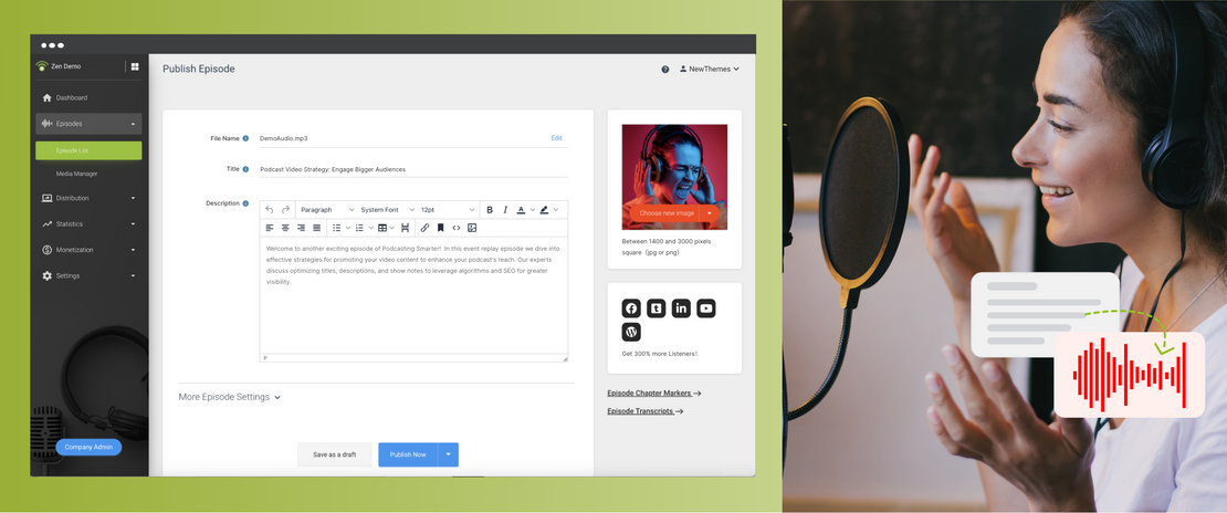 Podcast
                    Publishing