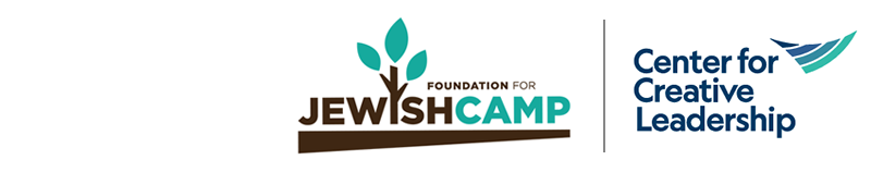 Foundation for Jewish Camp and the Center for Creative Leadership logos