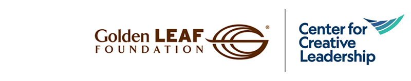 Golden Leaf Foundation and the Center for Creative Leadership logos