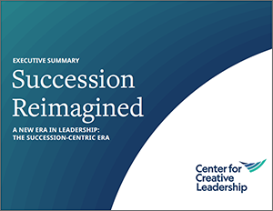 Succession Reimagined: Executive Summary report cover