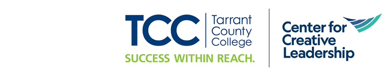 TCC Tarrant County College and the Center for Creative Leadership logos
